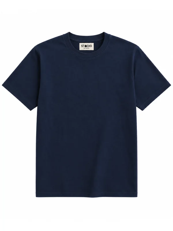 T-shirt bleu marine Studio du Simple