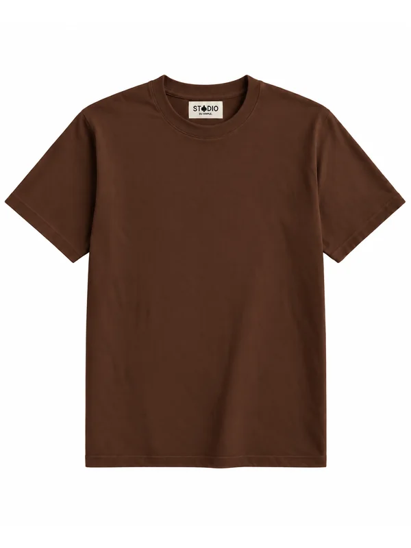 T-shirt marron Studio du Simple