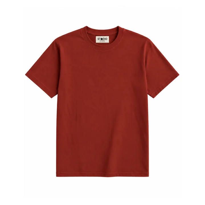 T-shirt rouge paprika Studio du Simple