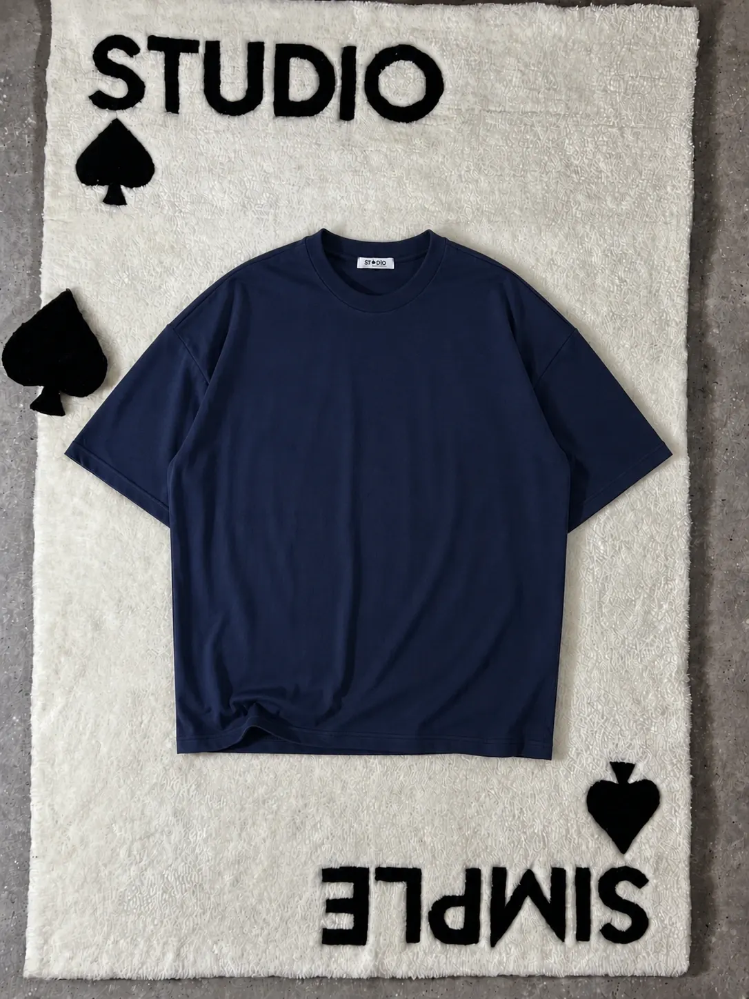 T-shirt bleu marine Studio du Simple