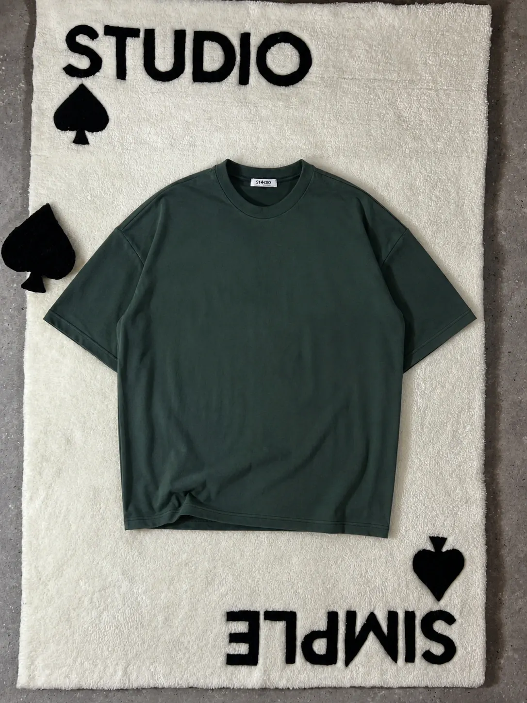 T-shirt vert bouteille Studio du Simple